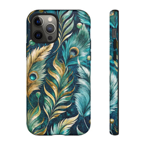 Peacock Feathers - Tough Guard Apple iPhone Case