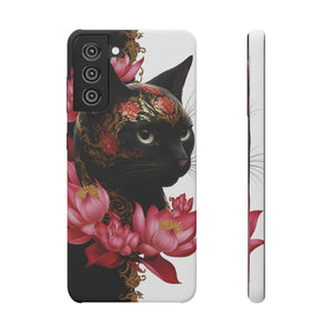 Yin & Yang Mystic Cat - Snap Case Samsung Galaxy Case