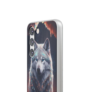 Majestic Guardian Wolf - Flexi Case Samsung Galaxy