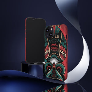 Majestic Haida Native American Owl  - Tough Guard Apple iPhone Case