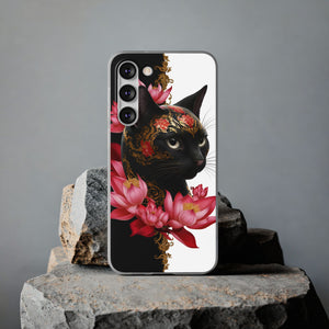 Yin & Yang Mystic Cat - Flexi Case Samsung Galaxy Case