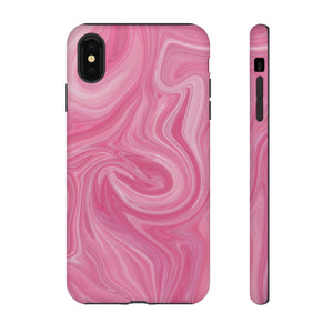 Pink Blush Marble - Tough Guard Apple iPhone Case