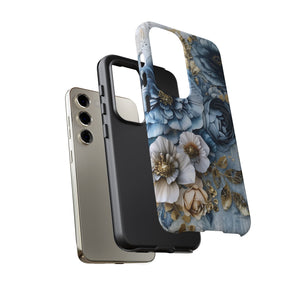 Blooming Blue Floral Bouquet - Tough Guard Samsung Galaxy Case