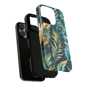 Peacock Feathers - Tough Guard Apple iPhone Case