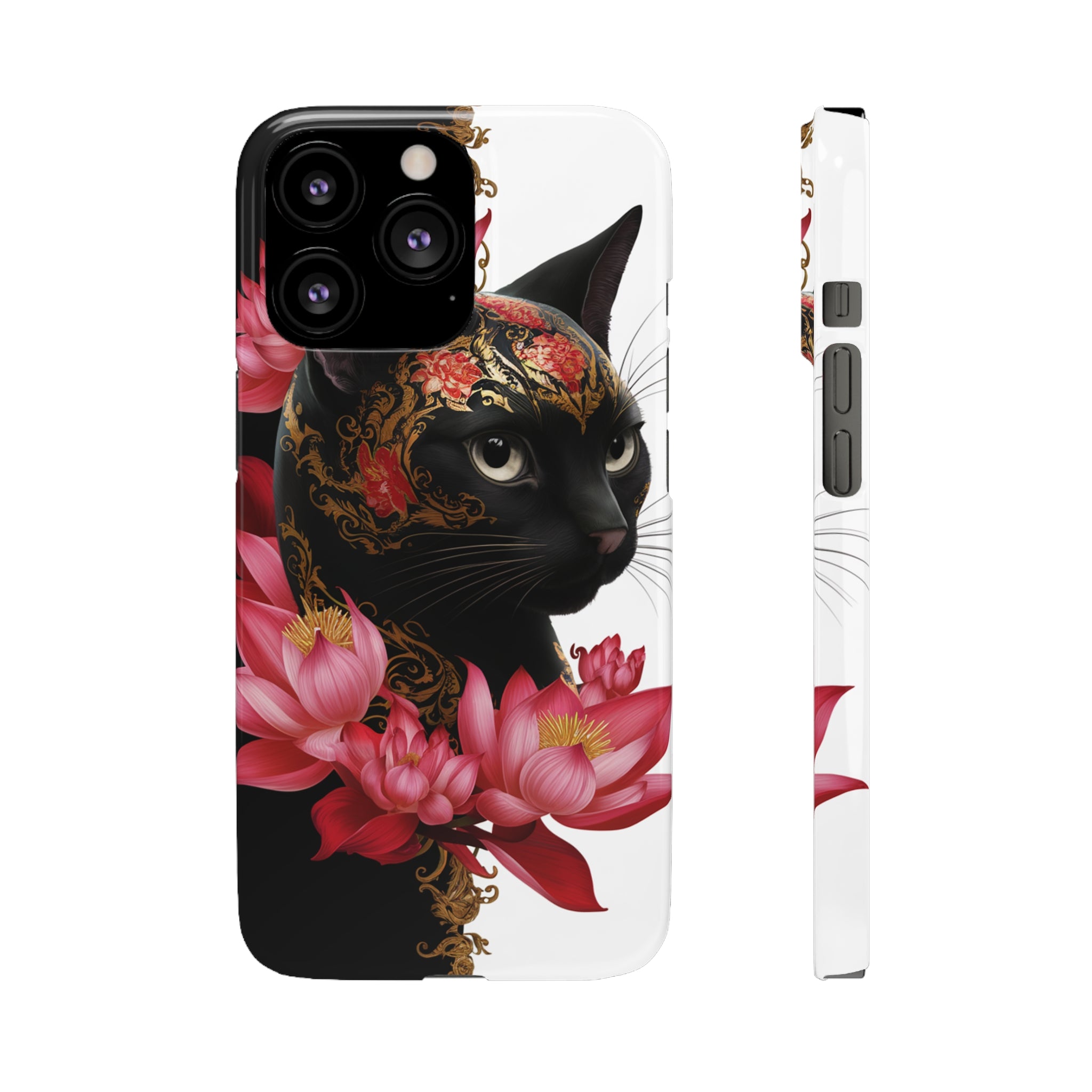 Yin & Yang Mystic Cat - Snap Case Apple iPhone Case