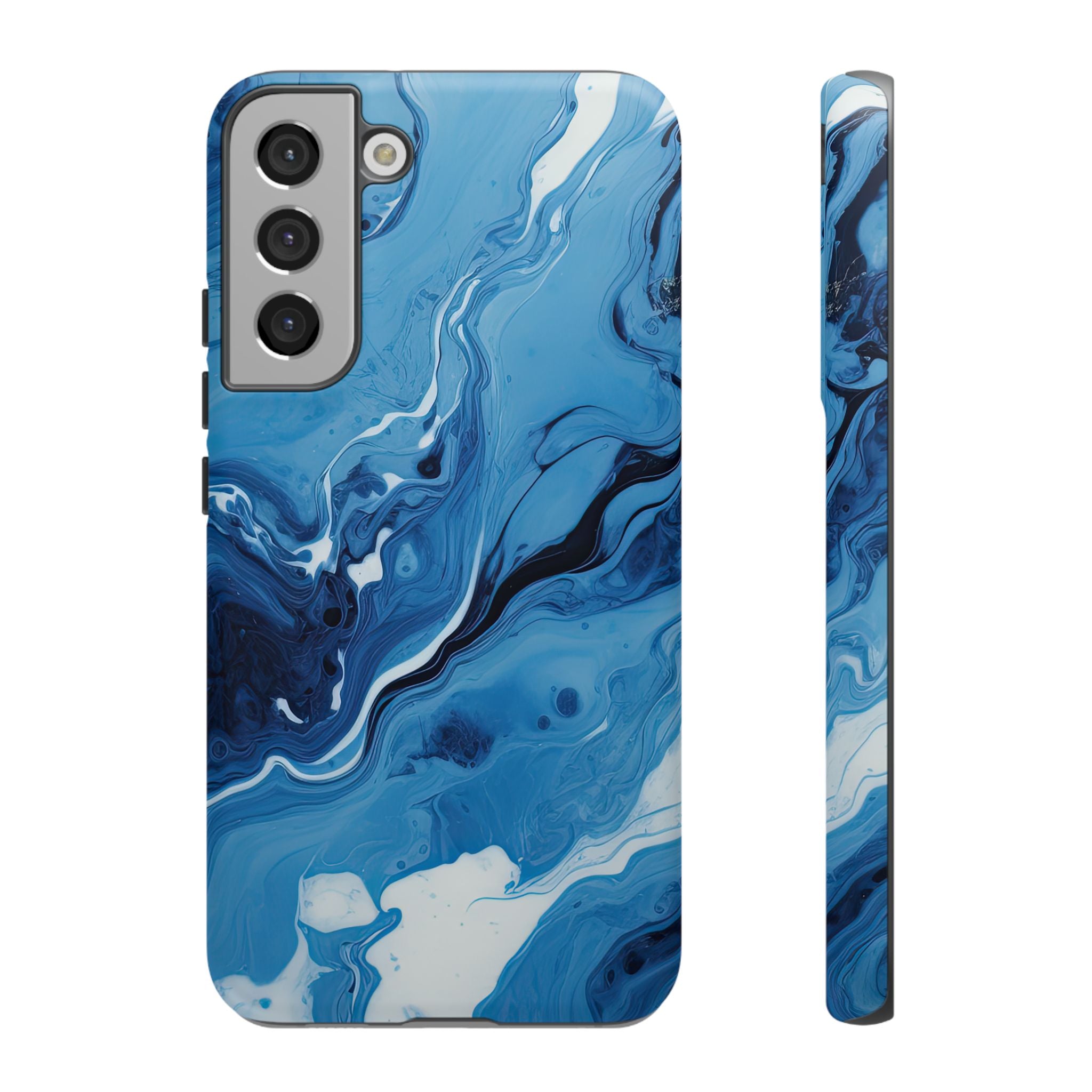 Blue Ocean Wave Marble - Tough Guard Samsung Galaxy Case
