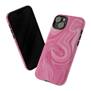Pink Blush Marble - Tough Guard Apple iPhone Case