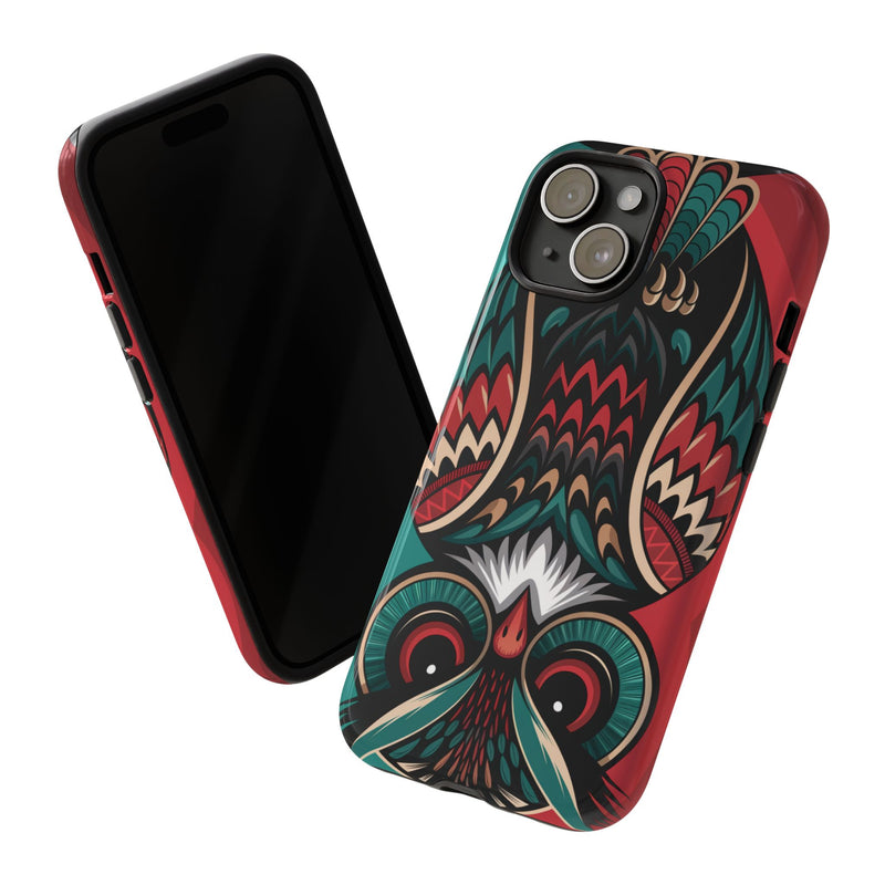 Majestic Haida Native American Owl  - Tough Guard Apple iPhone Case