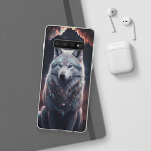 Majestic Guardian Wolf - Flexi Case Samsung Galaxy