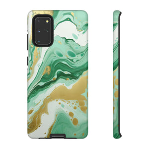 Emerald Gold Marble - Tough Guard Samsung Galaxy Case