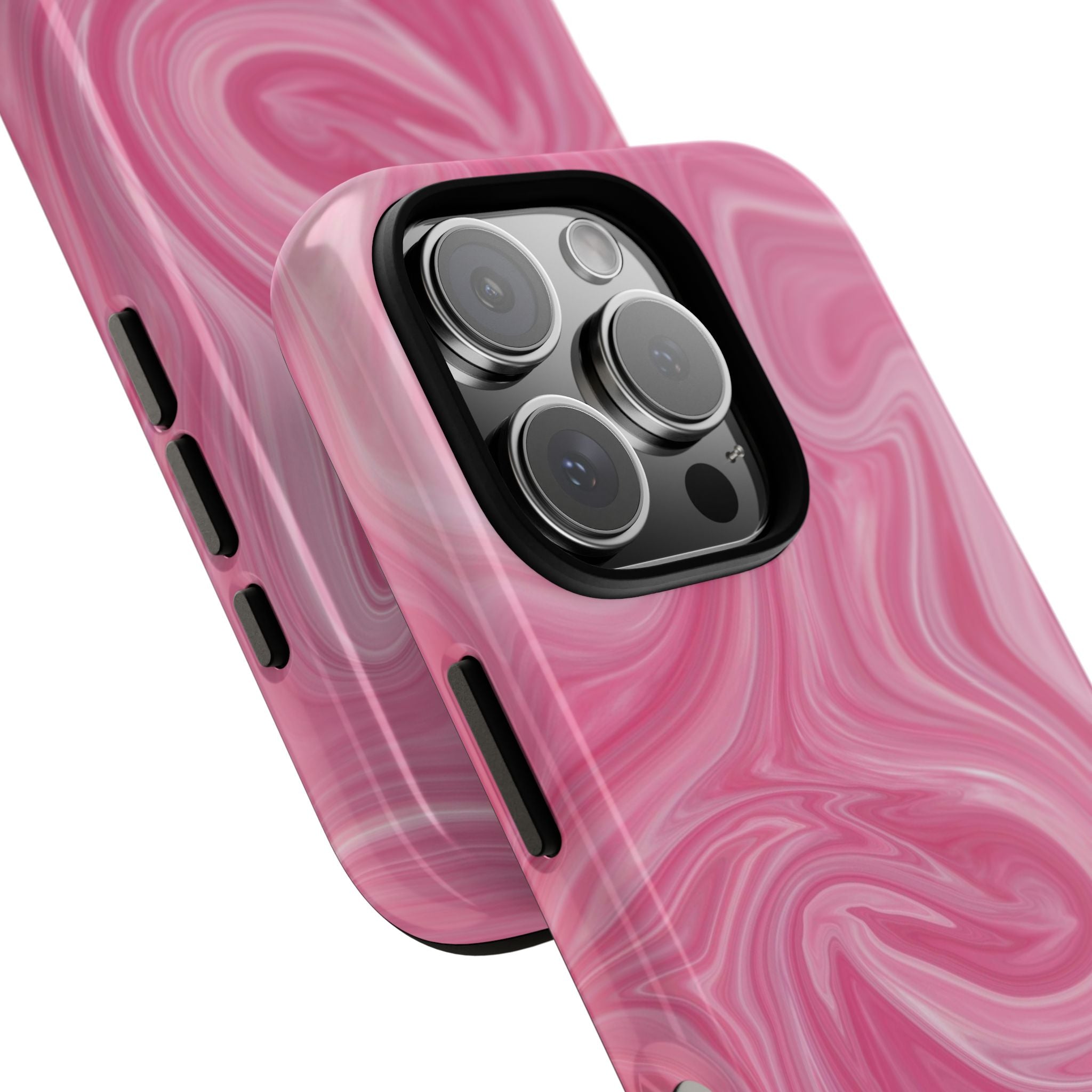 Pink Blush Marble - Tough Guard Apple iPhone Case