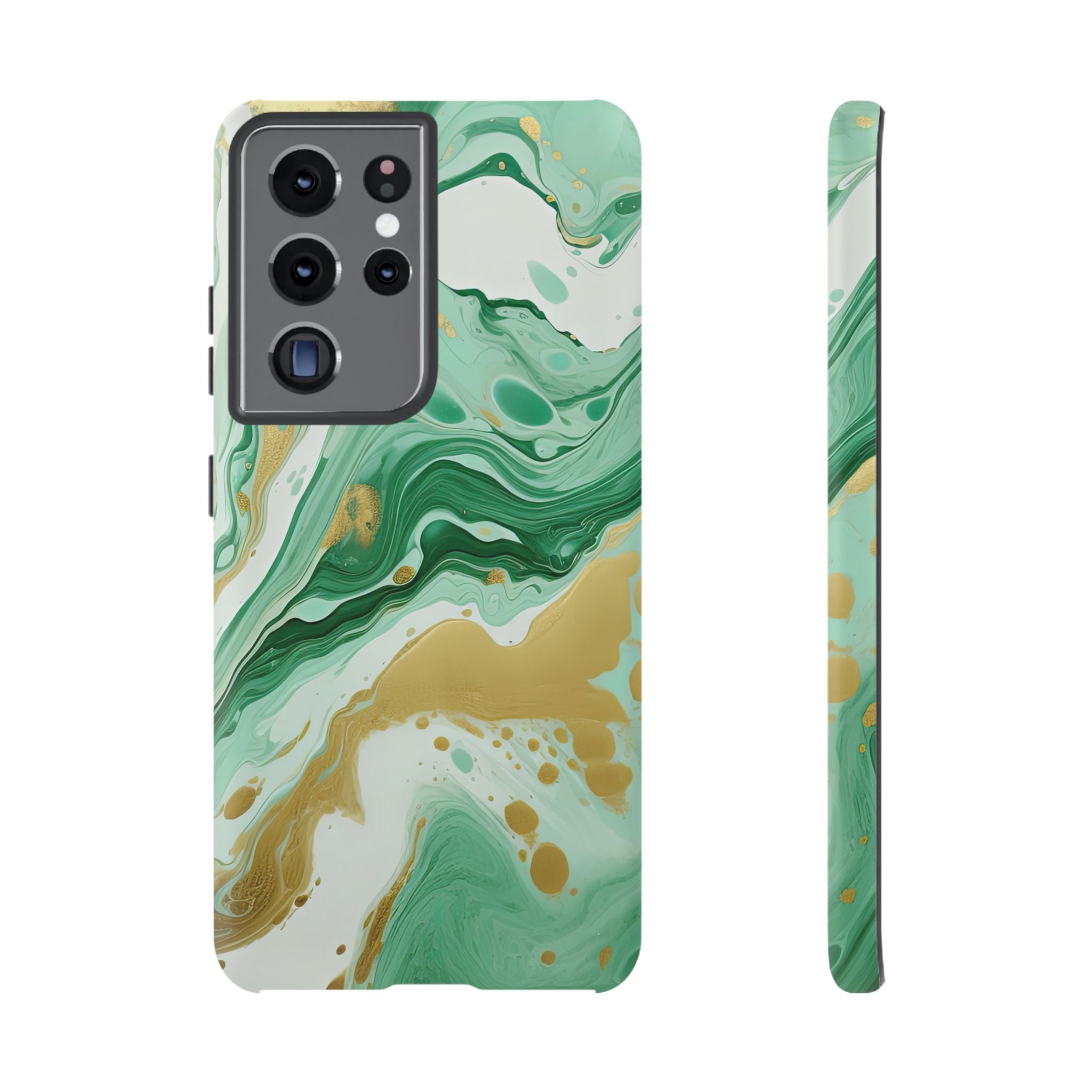 Emerald Gold Marble - Tough Guard Samsung Galaxy Case
