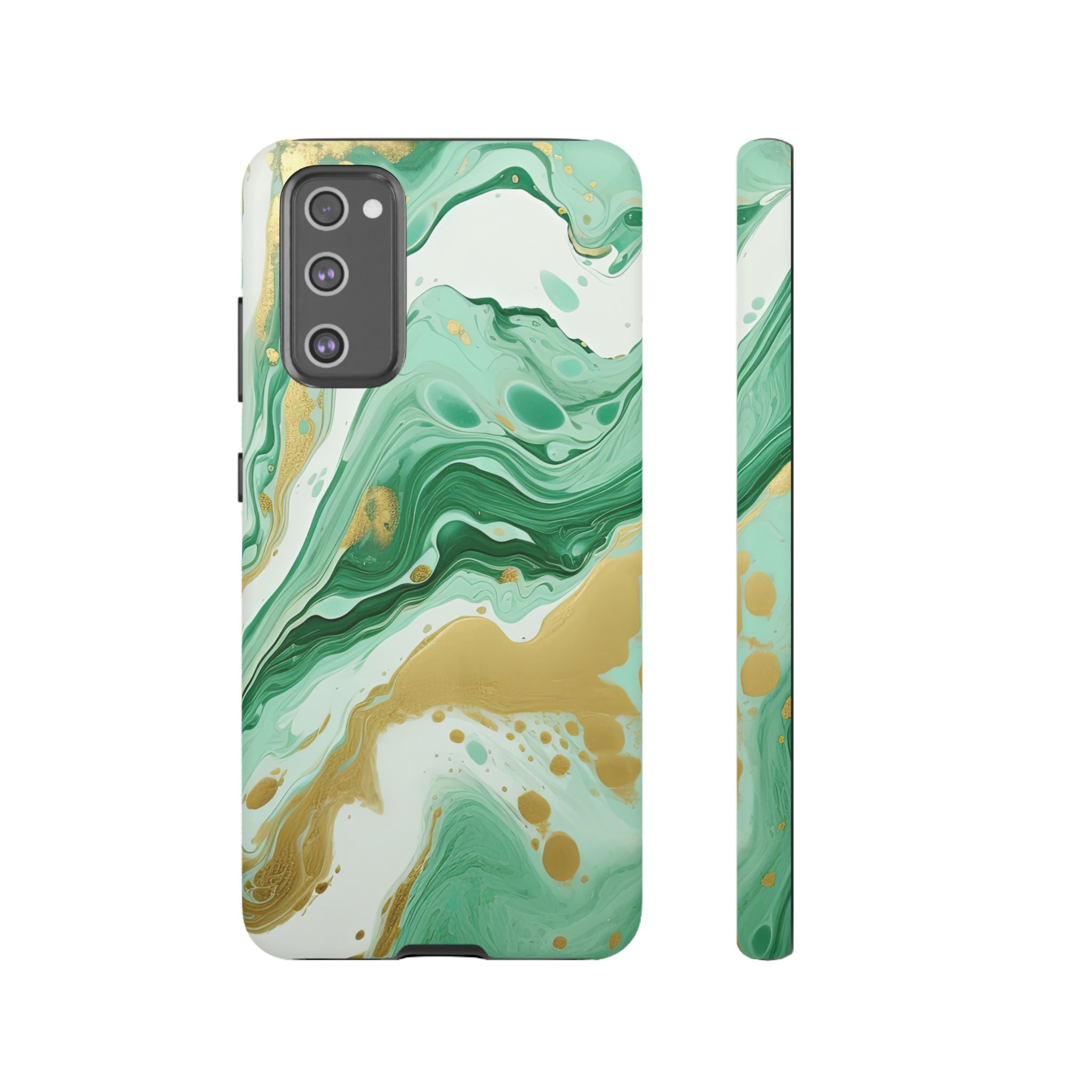 Emerald Gold Marble - Tough Guard Samsung Galaxy Case