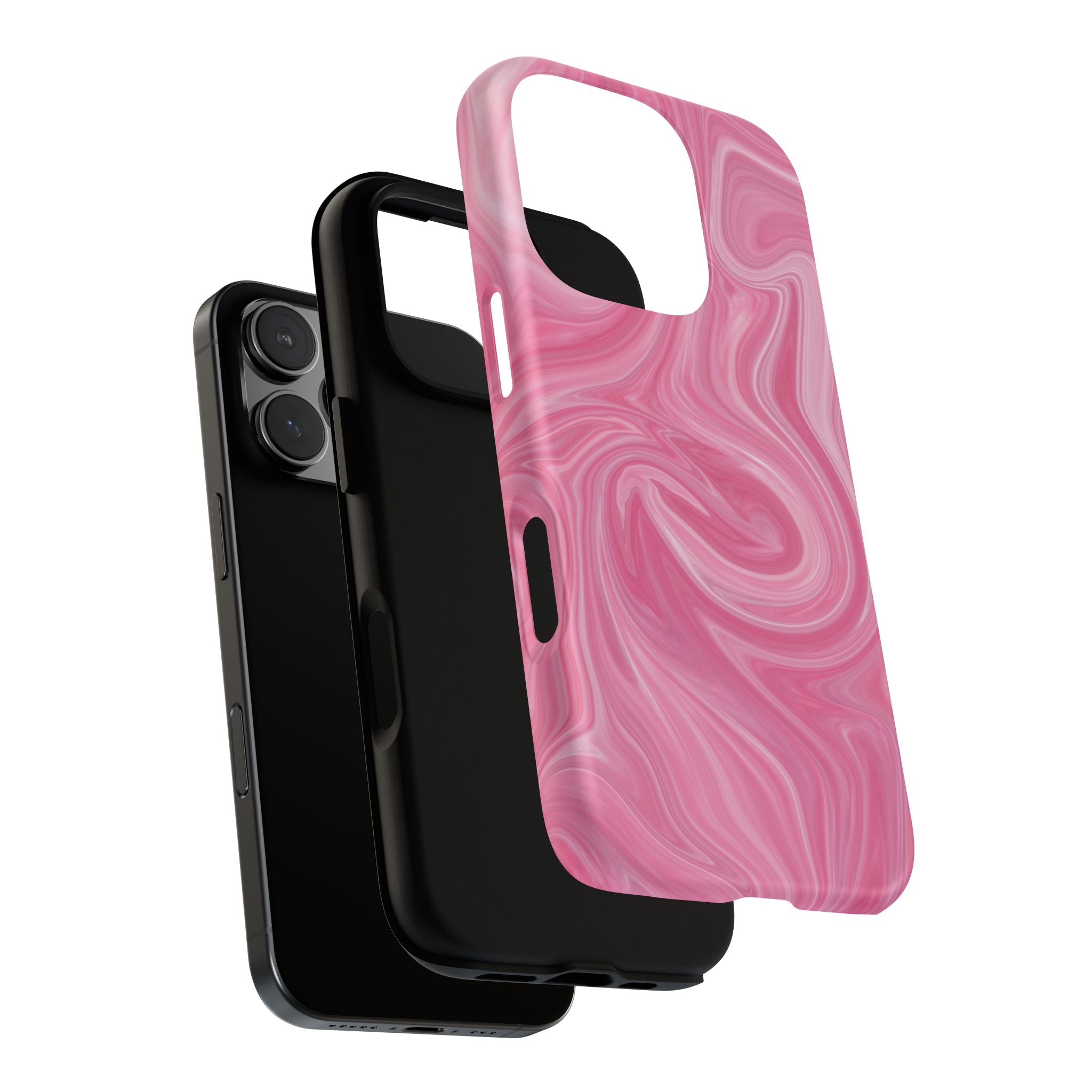 Pink Blush Marble - Tough Guard Apple iPhone Case