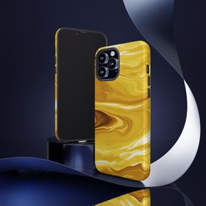 Golden Veil Marble - Tough Guard Apple iPhone Case