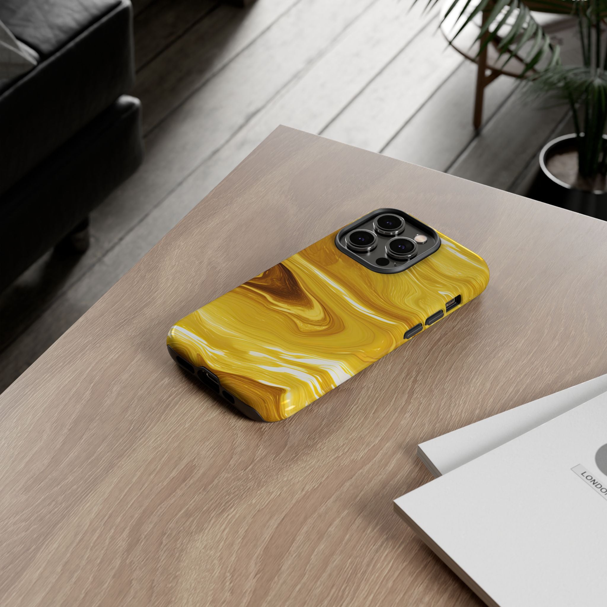 Golden Veil Marble - Tough Guard Apple iPhone Case