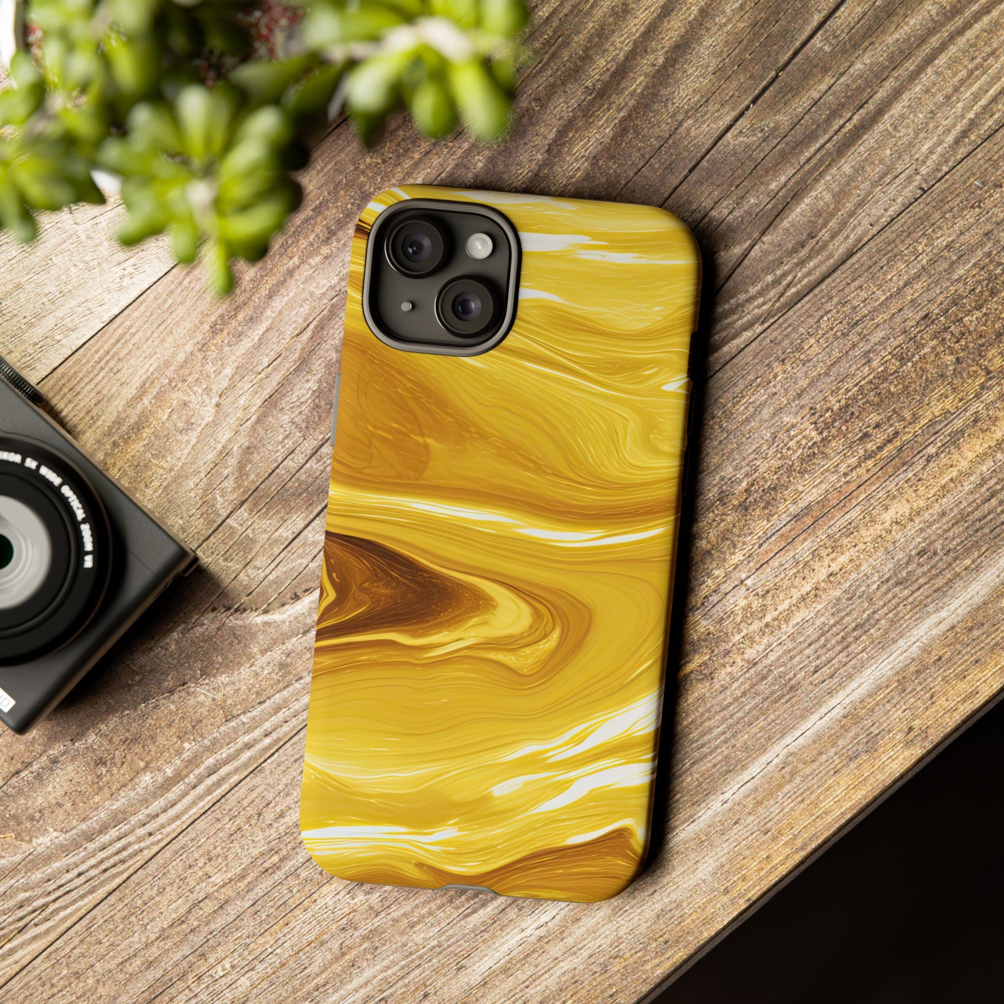 Golden Veil Marble - Tough Guard Apple iPhone Case