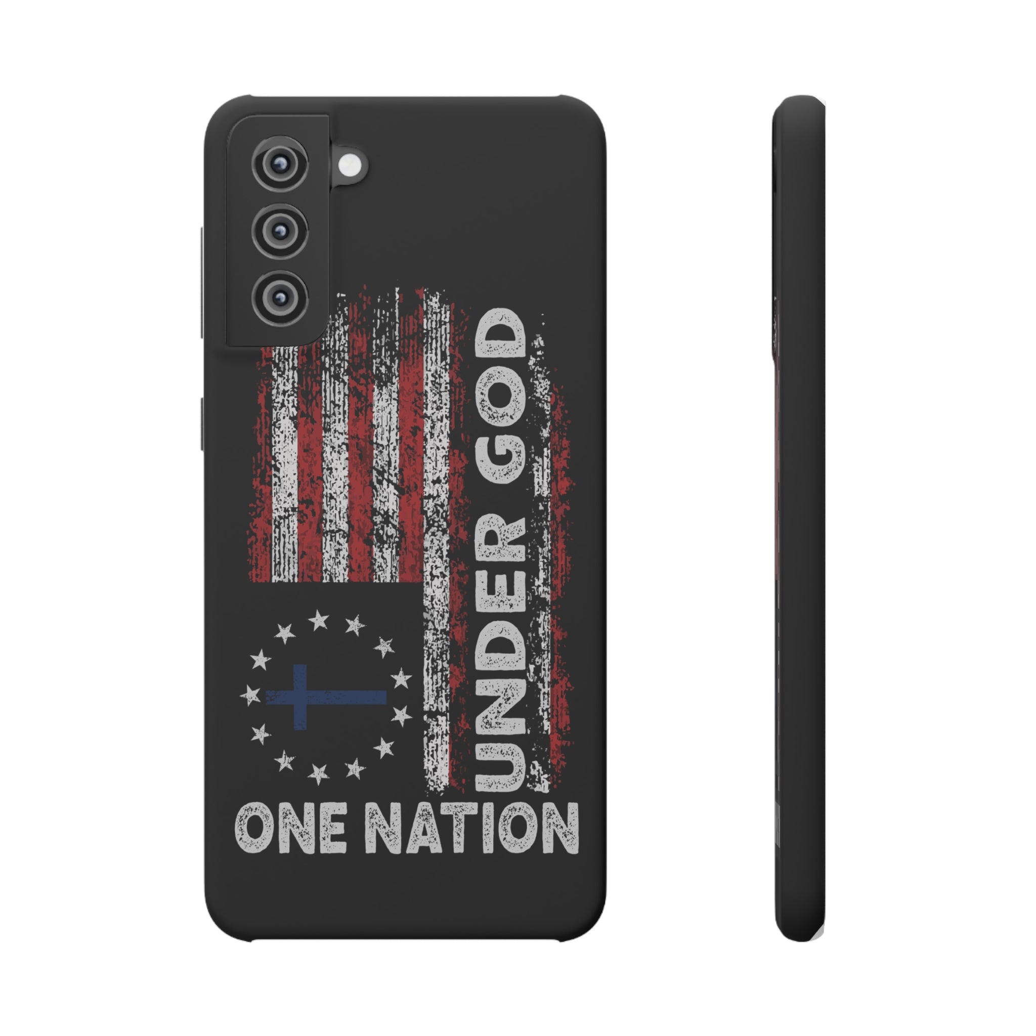 One Nation Under God American Flag - Snap Case Samsung Galaxy Case