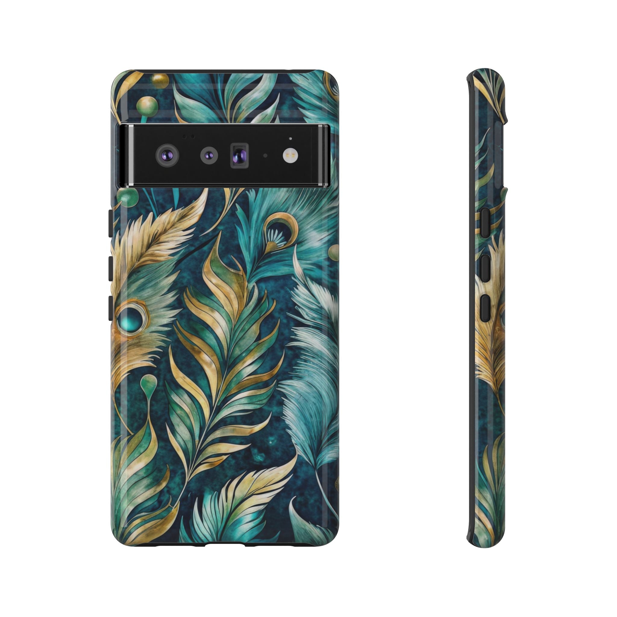Peacock Feathers - Tough Guard Google Pixel Case