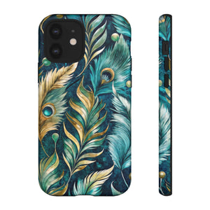 Peacock Feathers - Tough Guard Apple iPhone Case