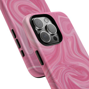 Pink Blush Marble - Tough Guard Apple iPhone Case