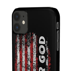 One Nation Under God American Flag - Snap Case Apple iPhone Case