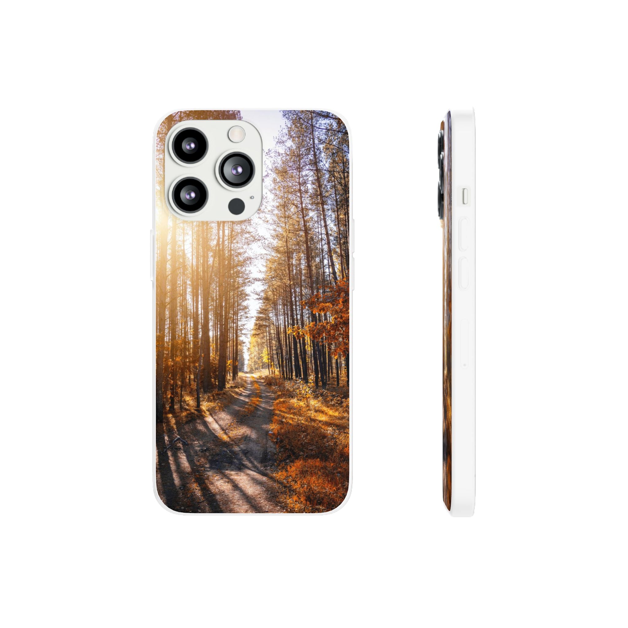 Autumn Forest Way Flexi Case - Apple iPhone