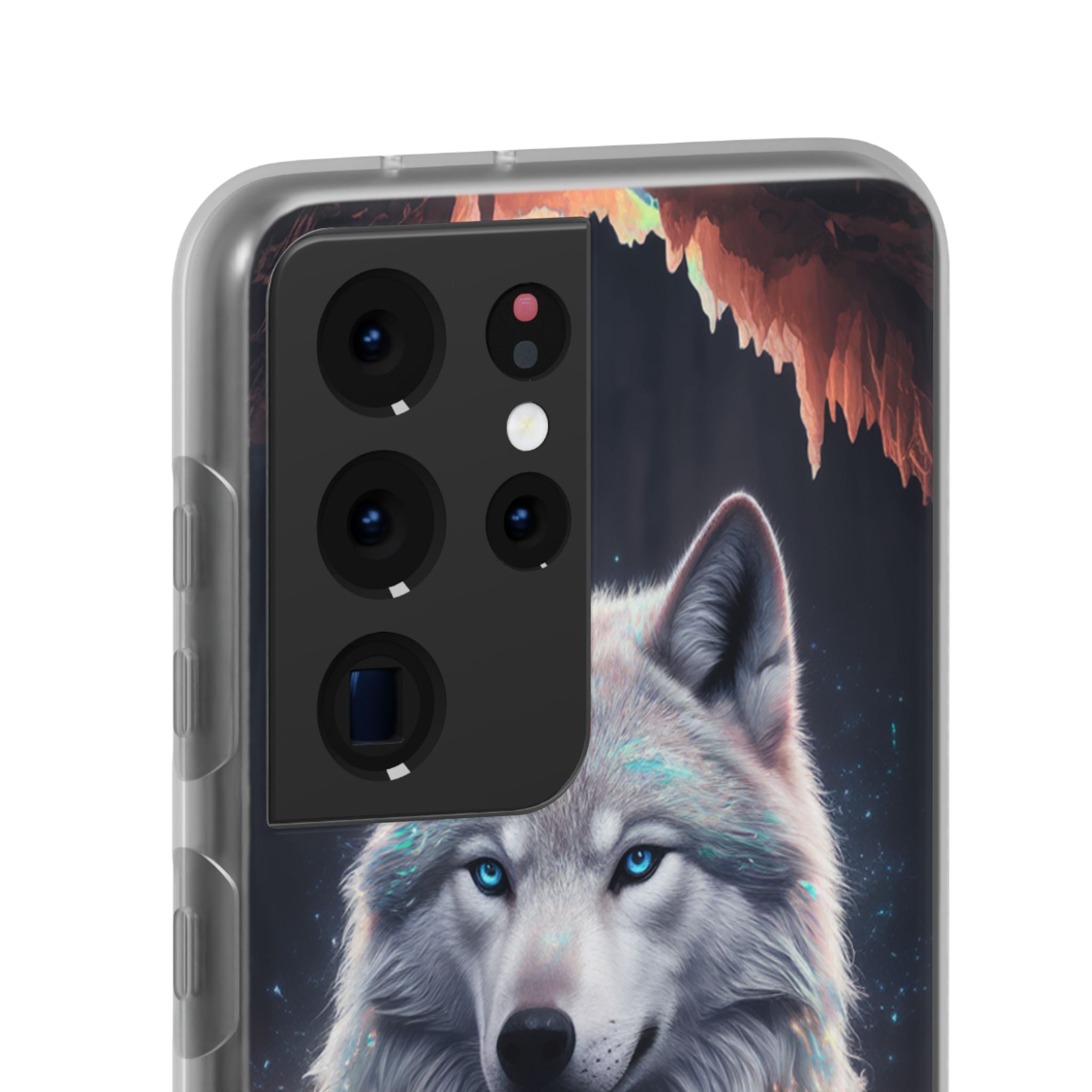 Majestic Guardian Wolf - Flexi Case Samsung Galaxy