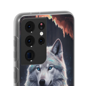 Majestic Guardian Wolf - Flexi Case Samsung Galaxy