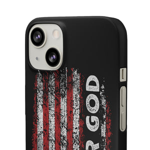 One Nation Under God American Flag - Snap Case Apple iPhone Case