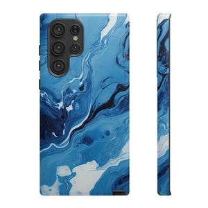 Blue Ocean Wave Marble - Tough Guard Samsung Galaxy Case