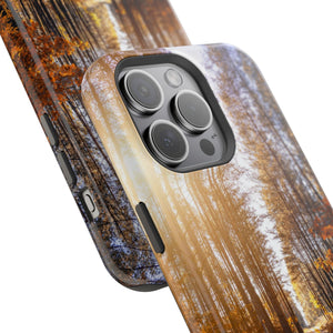 Autumn Forest Way - Magnetic Armor Tough Case Apple iPhone
