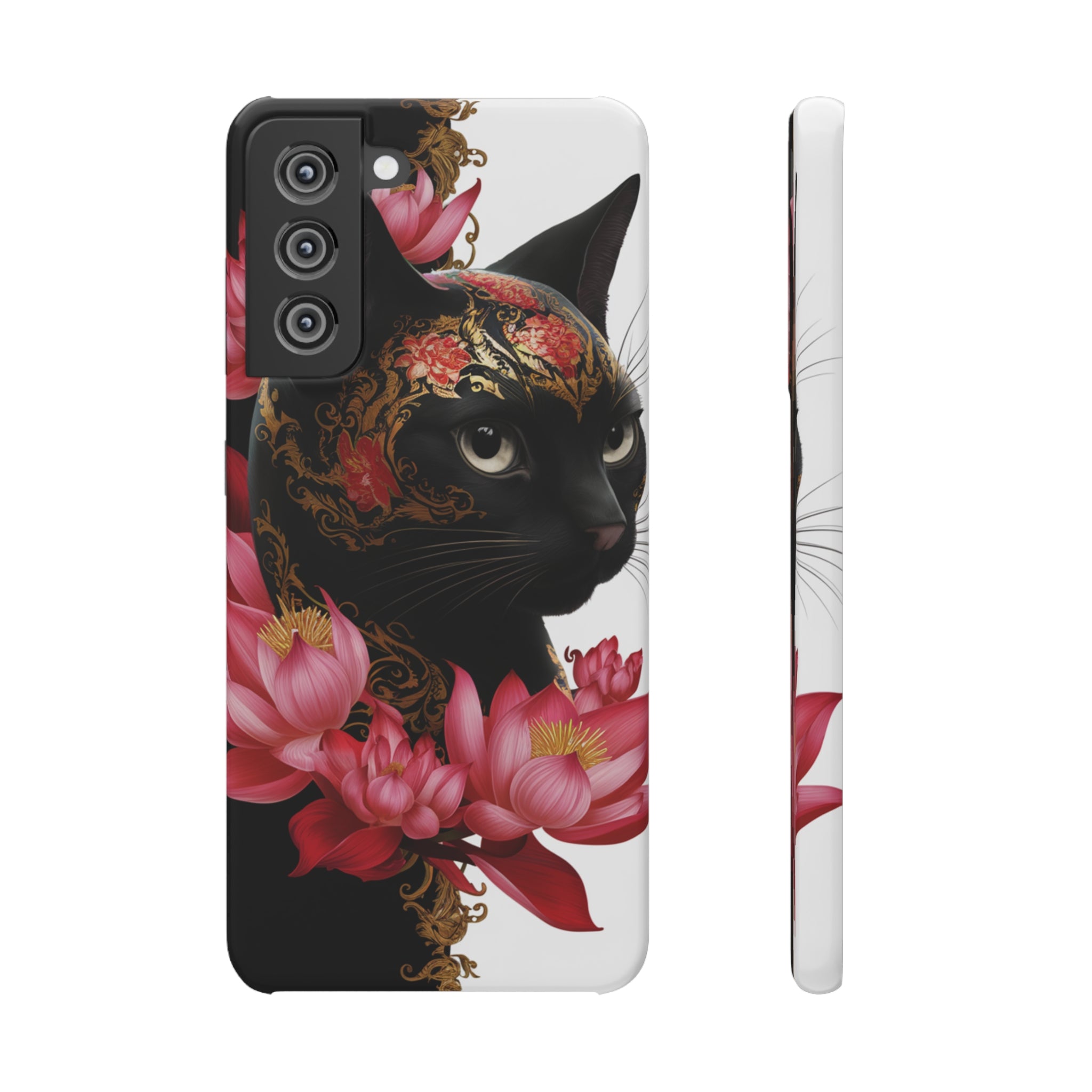 Yin & Yang Mystic Cat - Snap Case Samsung Galaxy Case
