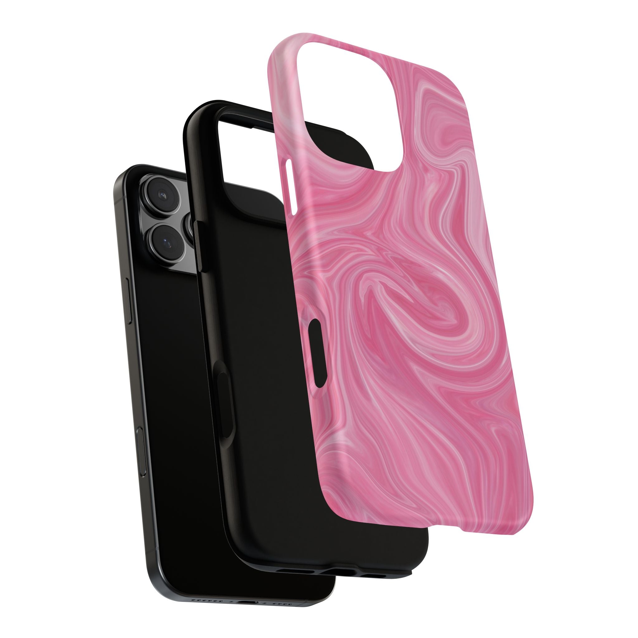 Pink Blush Marble - Tough Guard Apple iPhone Case