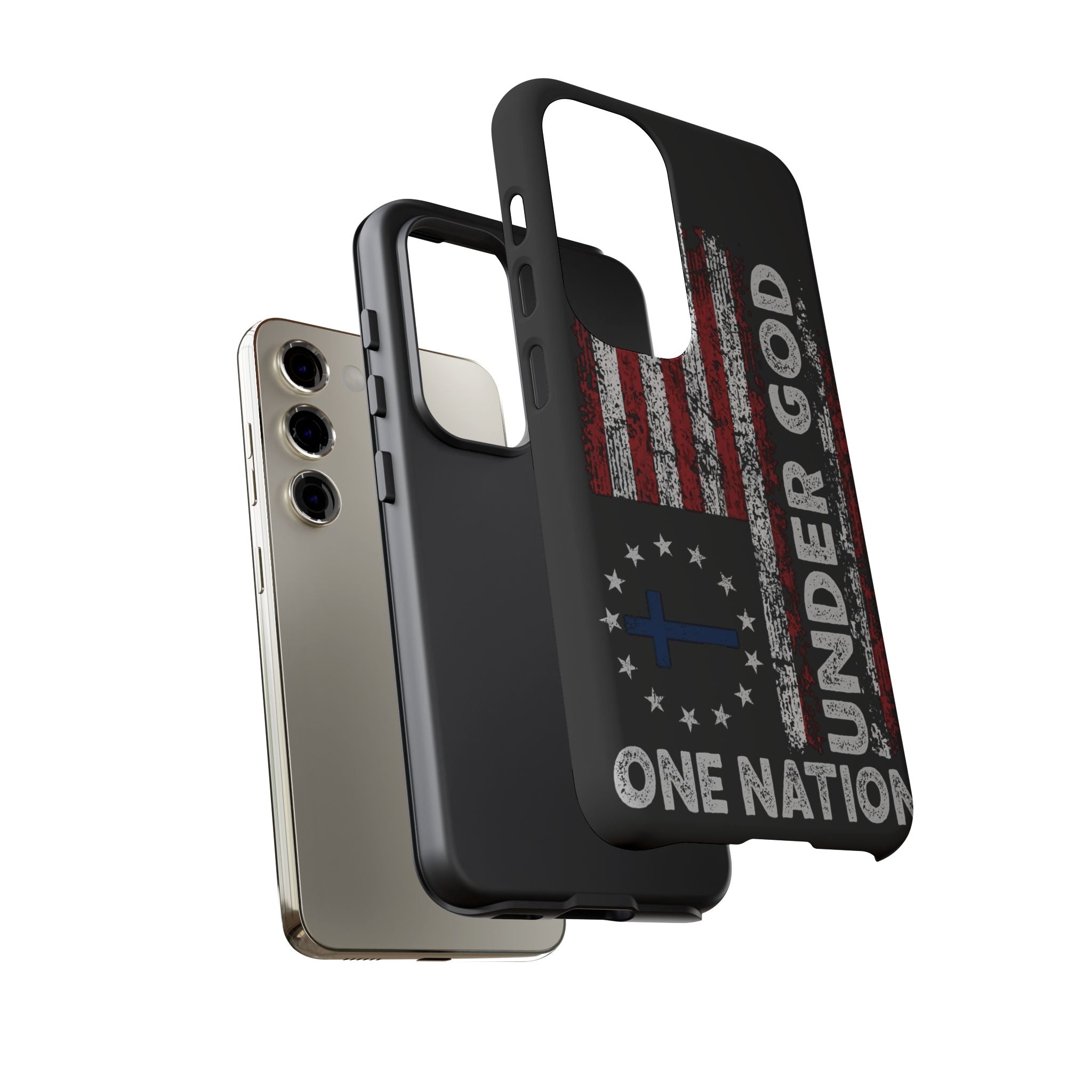 One Nation Under God American Flag - Tough Guard Samsung Galaxy Case