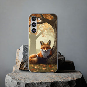 Red Fox Grove - Flexi Case Samsung Galaxy Case