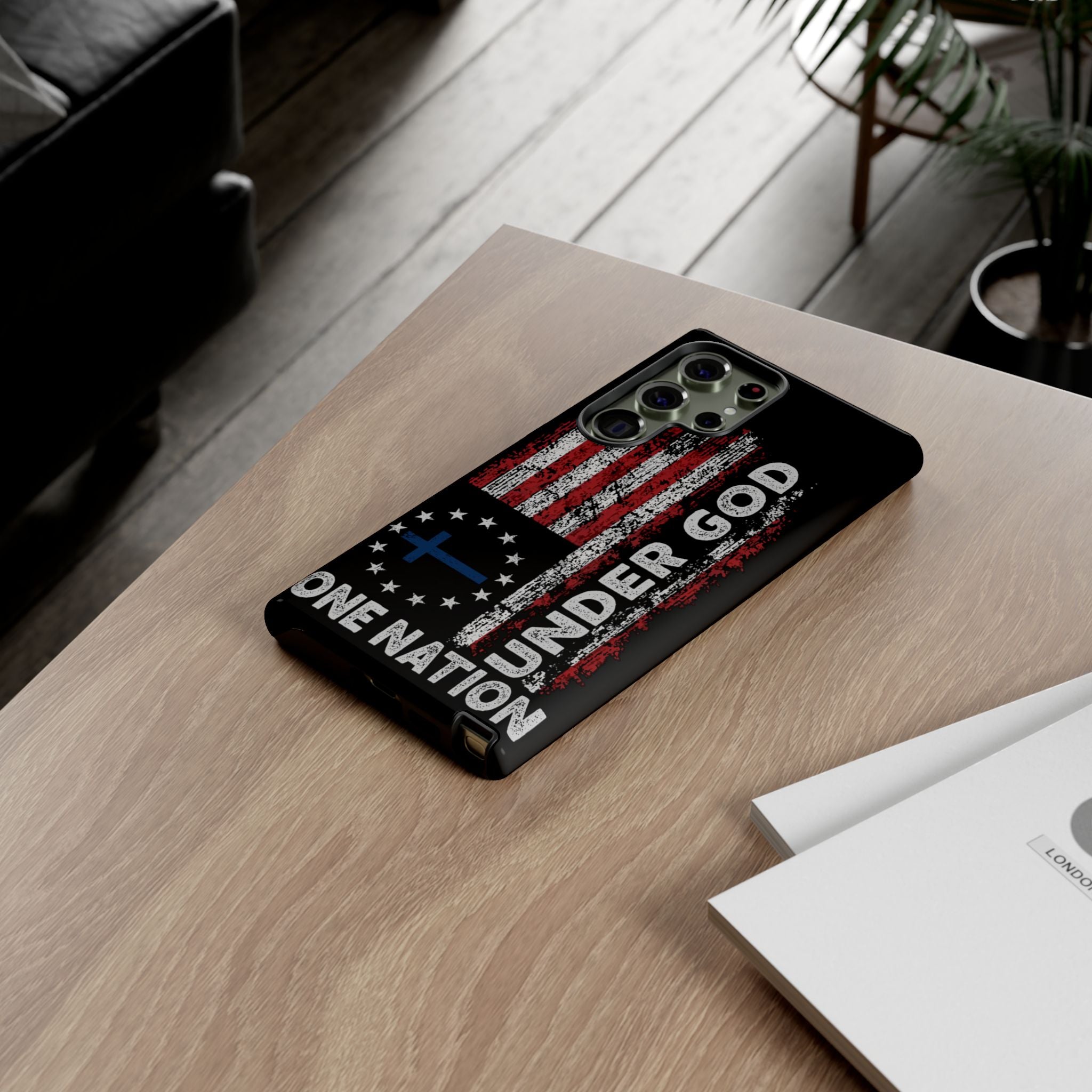 One Nation Under God American Flag - Tough Guard Samsung Galaxy Case