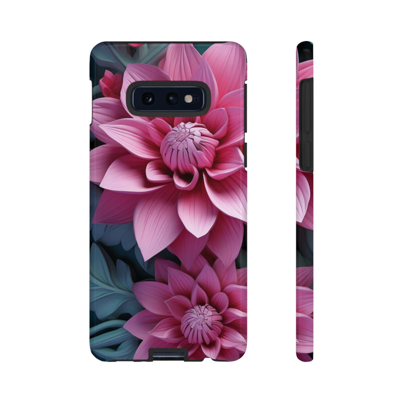 Tropical Pink Flower - Tough Guard Samsung Galaxy Case