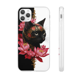 Yin & Yang Mystic Cat - Flexi Case Apple iPhone Case