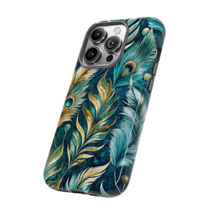 Peacock Feathers - Tough Guard Apple iPhone Case