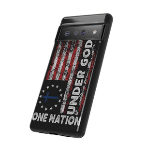 One Nation Under God American Flag - Tough Guard Google Pixel Case