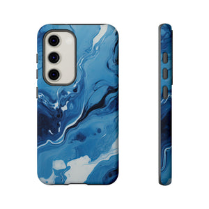 Blue Ocean Wave Marble - Tough Guard Samsung Galaxy Case