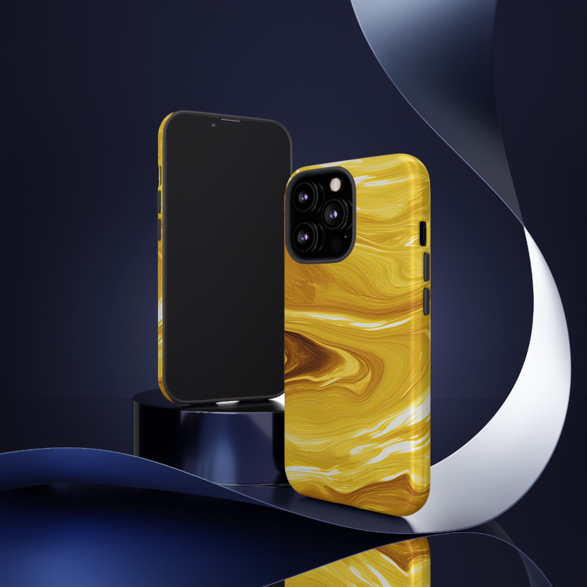 Golden Veil Marble - Tough Guard Apple iPhone Case