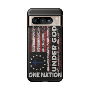 One Nation Under God American Flag - Tough Guard Google Pixel Case