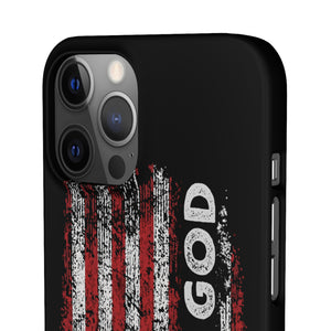 One Nation Under God American Flag - Snap Case Apple iPhone Case