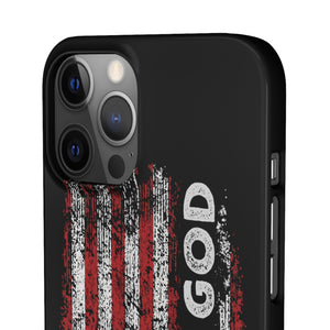 One Nation Under God American Flag - Snap Case Apple iPhone Case