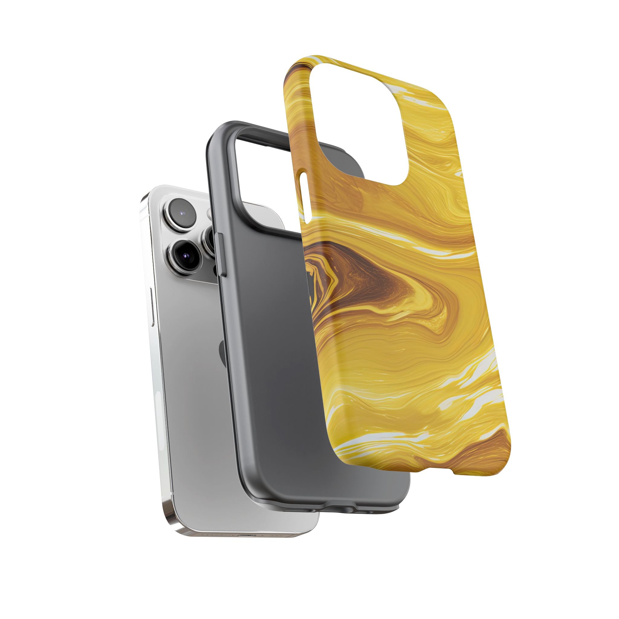 Golden Veil Marble - Tough Guard Apple iPhone Case