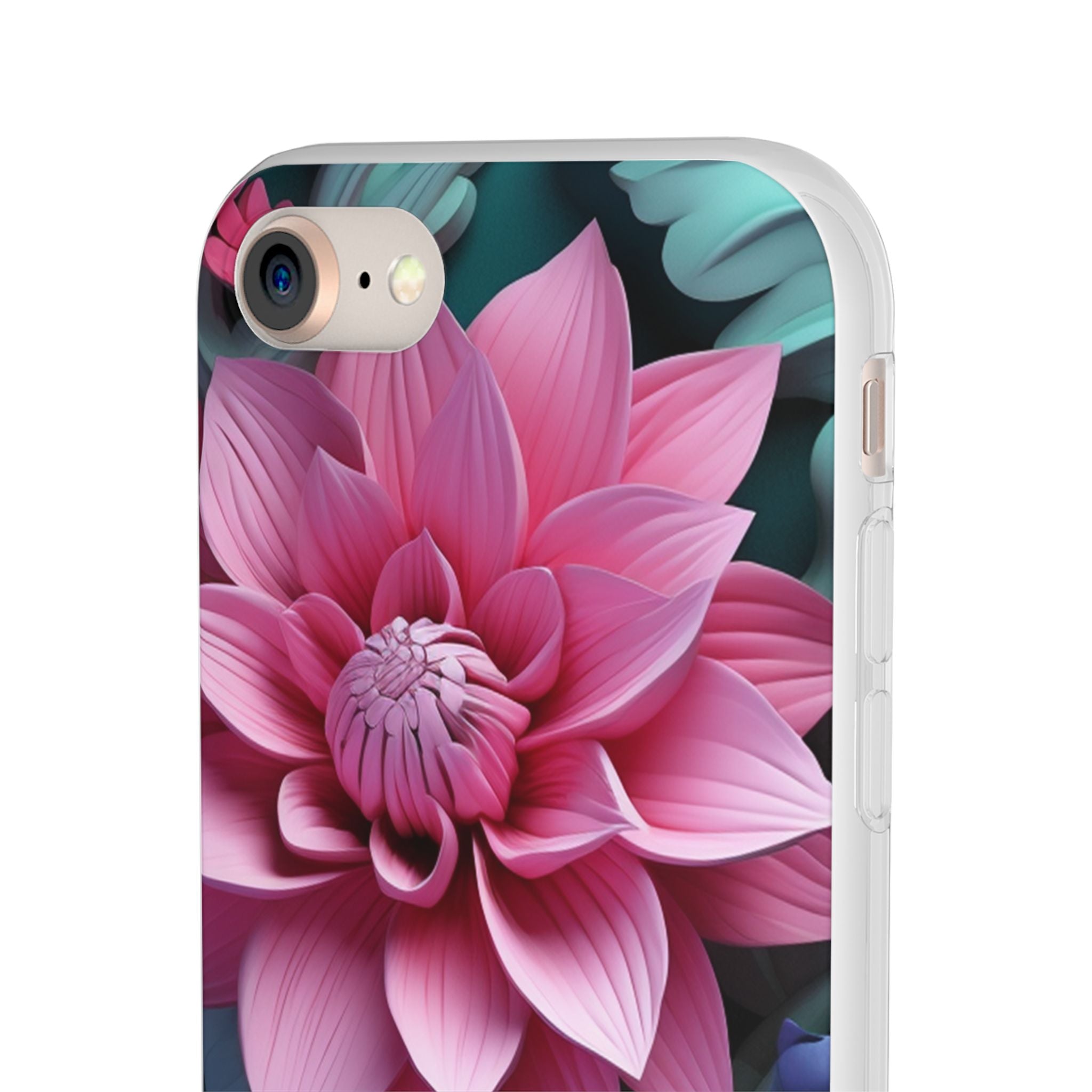 Tropical Pink Flower Flexi Case - Apple iPhone Case