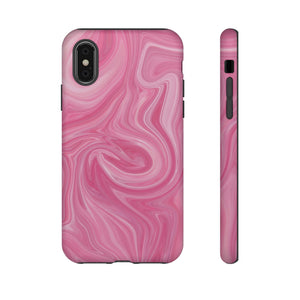 Pink Blush Marble - Tough Guard Apple iPhone Case