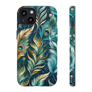Peacock Feathers - Tough Guard Apple iPhone Case
